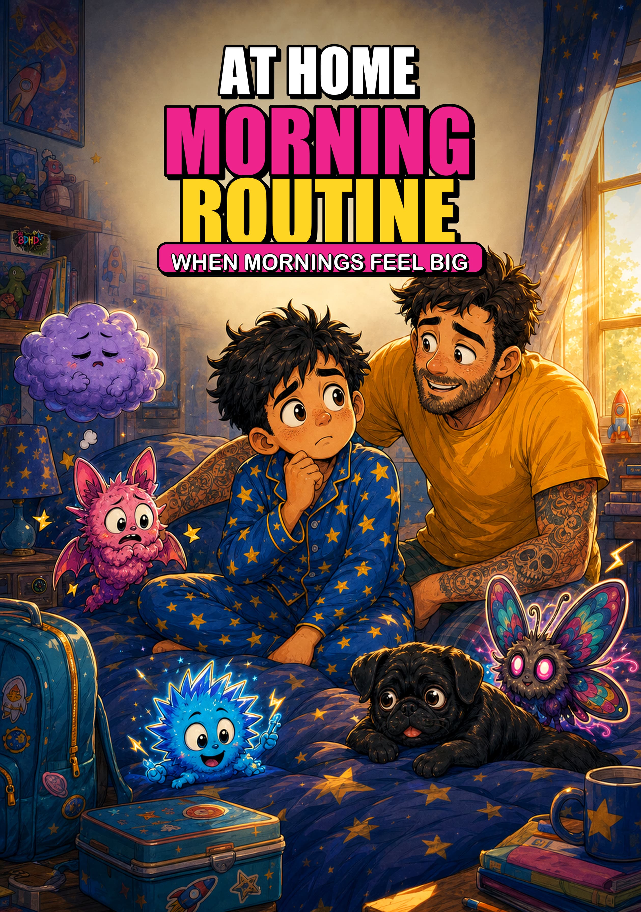 Cover artwork for the At Home Morning Routine professional comic resource