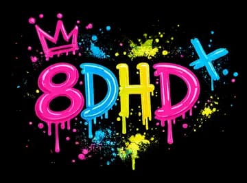 8DHD neon paint logo